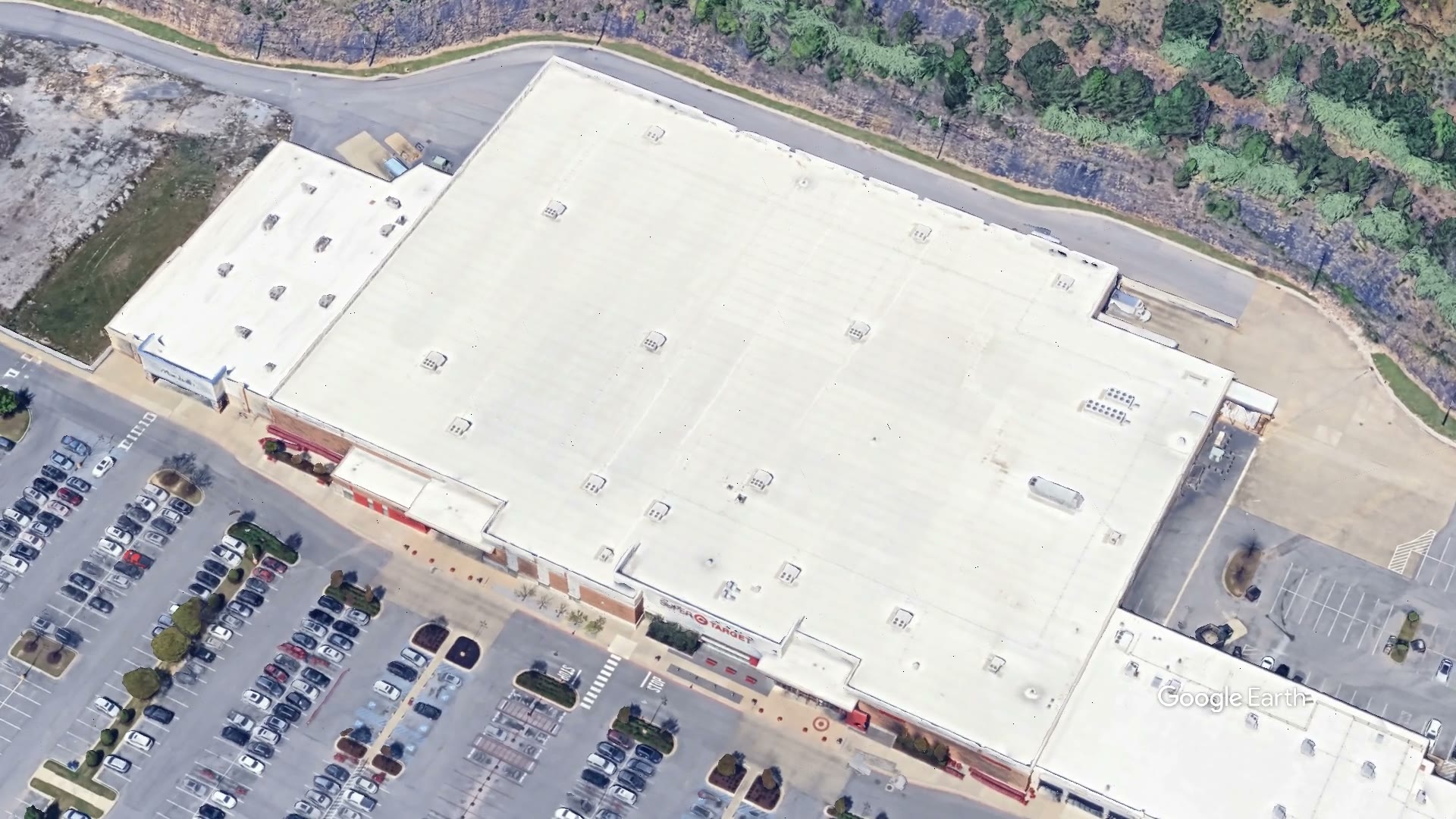 Aerial orbit still - Target — Patton Creek (Grove Blvd)