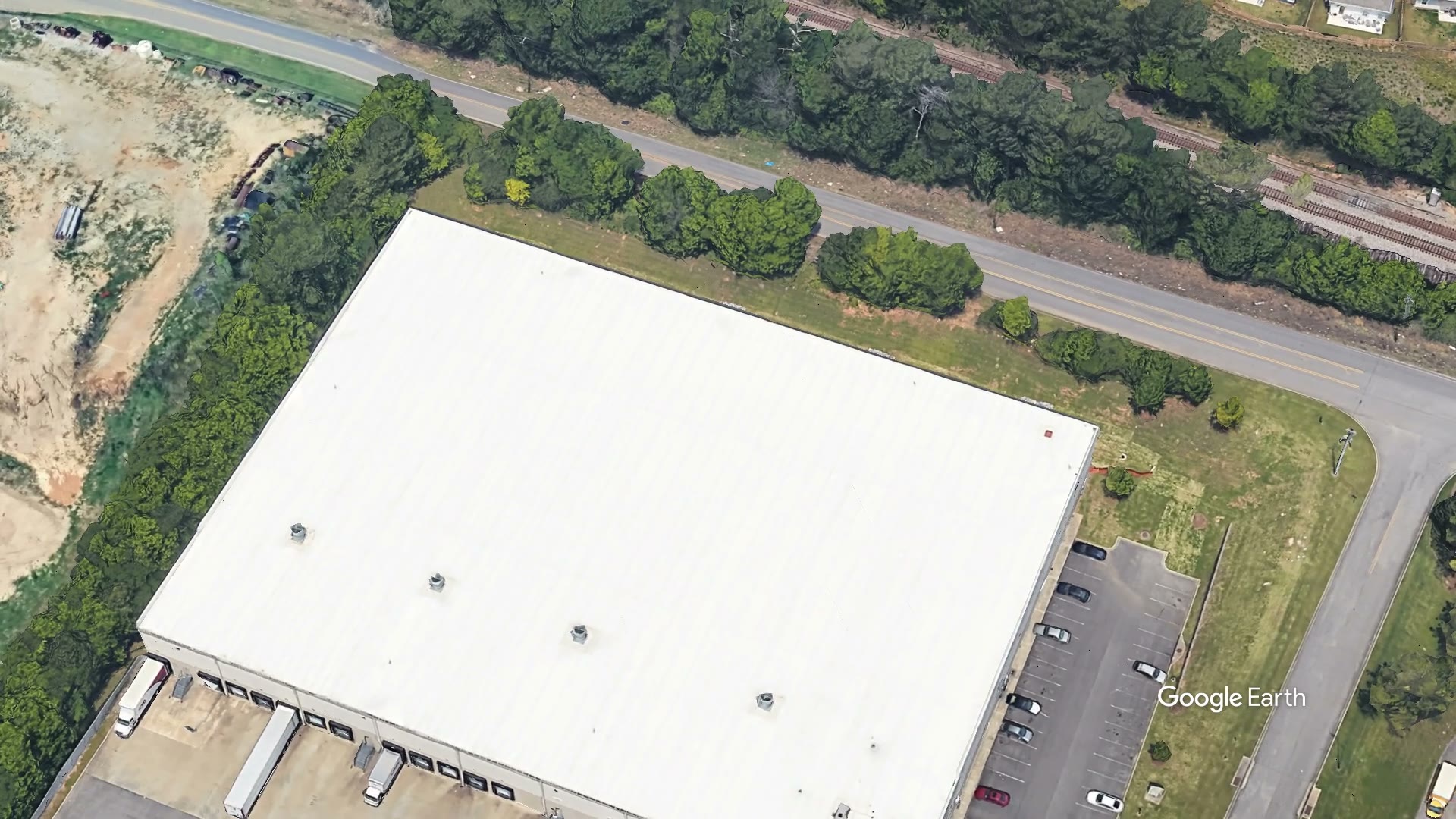 Aerial orbit still - STAG Industrial warehouse — Shannon Oxmoor Rd